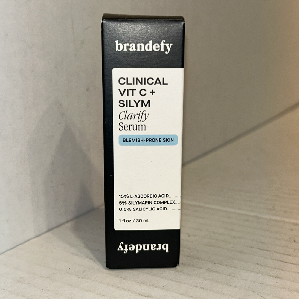 Brandefy Vitamin C + Silym Clarify Serum Face Salicylic Acid Serum Blemish-Prone